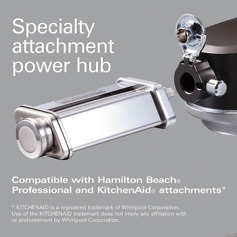 Hamilton Beach All-Metal Stand Mixer with Attachment Hub