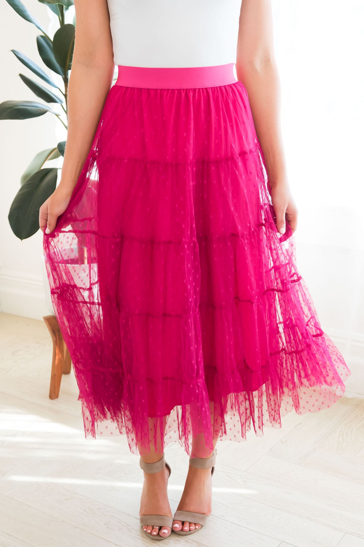 Faithful Love Modest Tulle Skirt