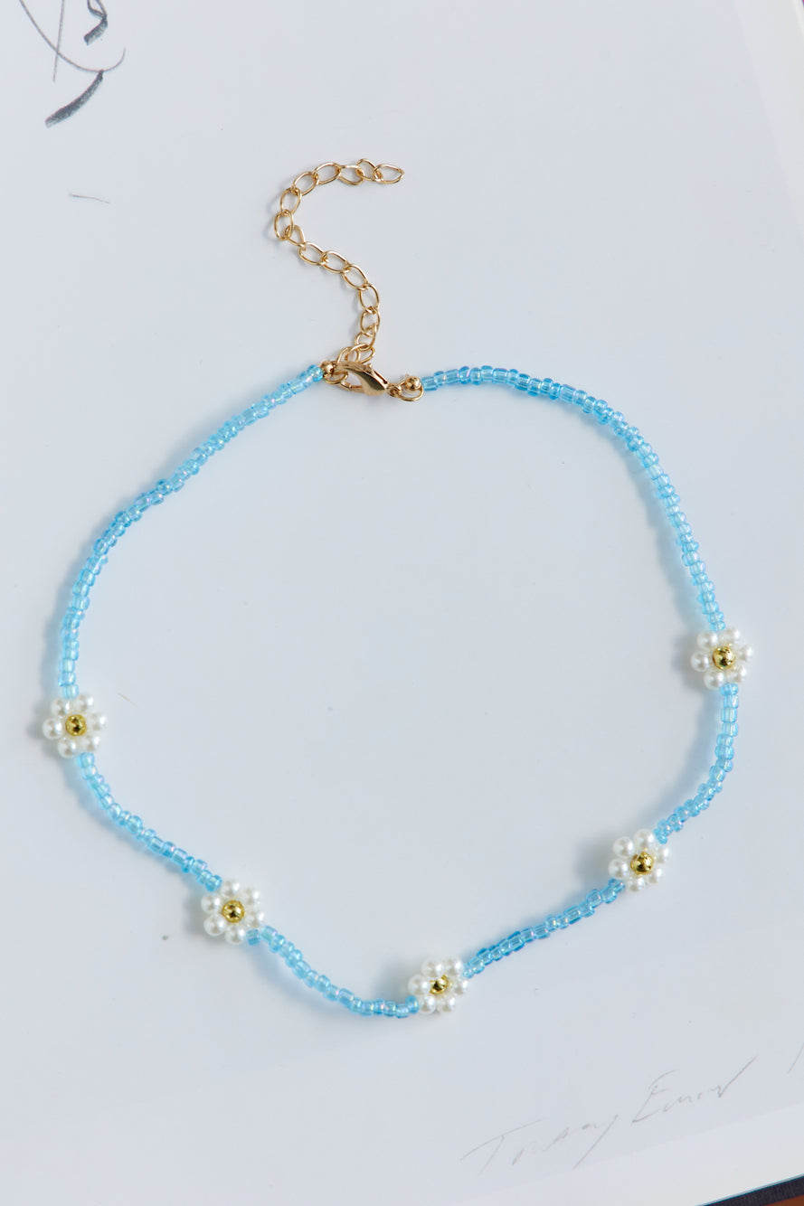 Wholesome Times Necklace Blue