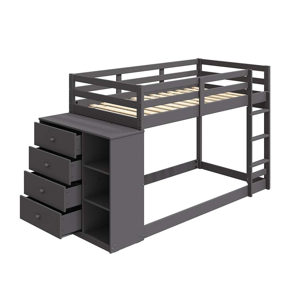 Gaston Twin/Twin Bunk Bed  -  BD 01372