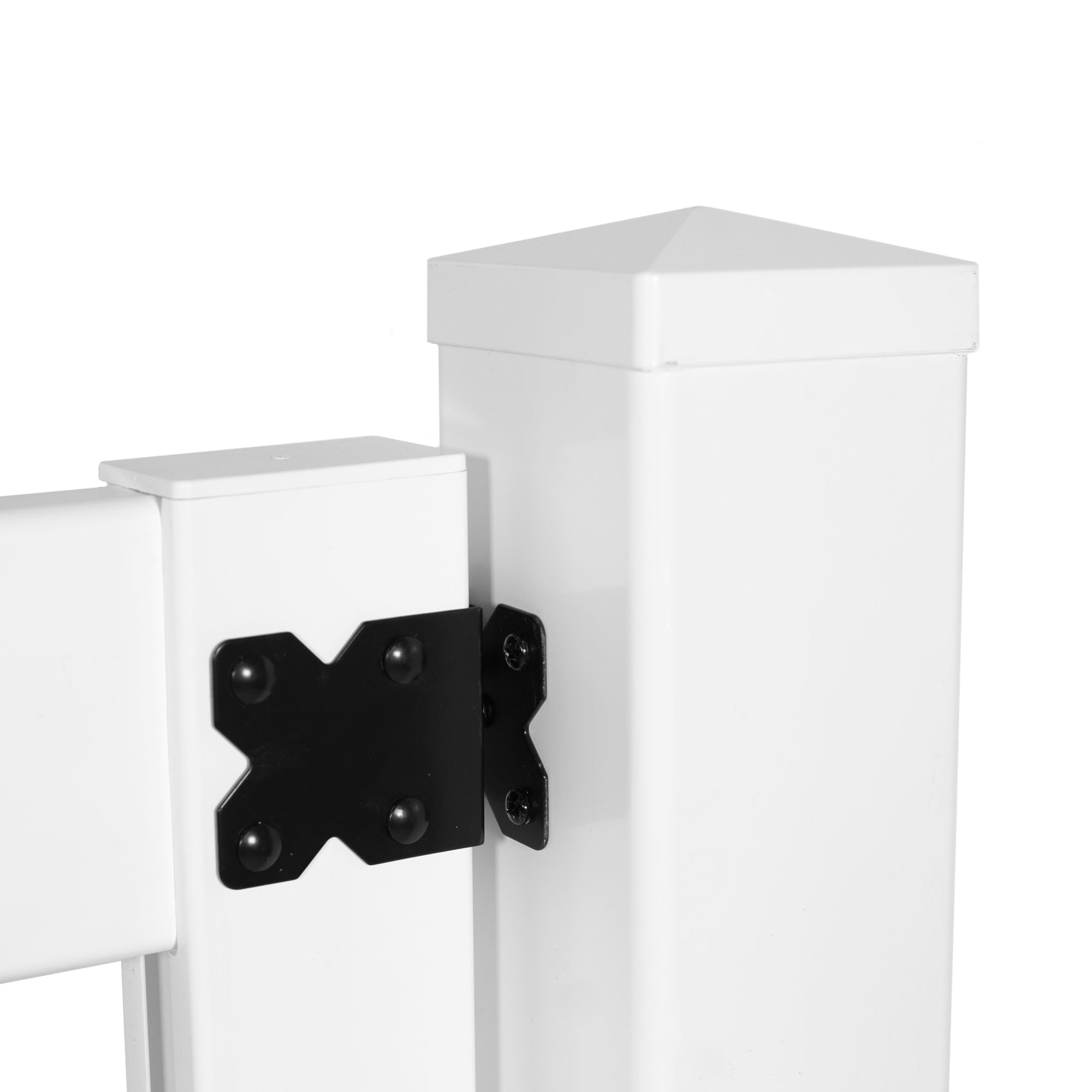 Somerset 6 ft. x 42 in. White Vinyl Privacy Fence Gate