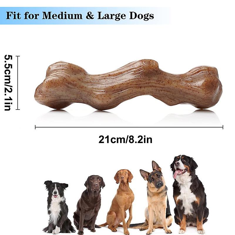 Beef flavor wood stick dog toy