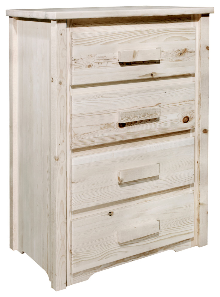 Homestead Collection 4 Drawer Chest   Rustic   Accent Chests And Cabinets   by Montana Woodworks  Houzz