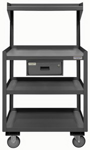 Durham PSD 2430 4 D 95 Mobile Shop Desks  4 Shelve...