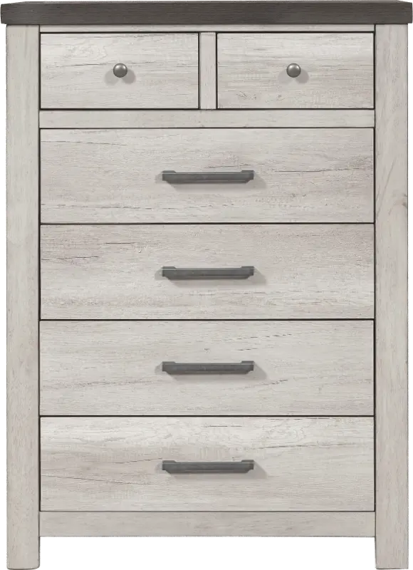 Riverwood Whitewash Chest of Drawers