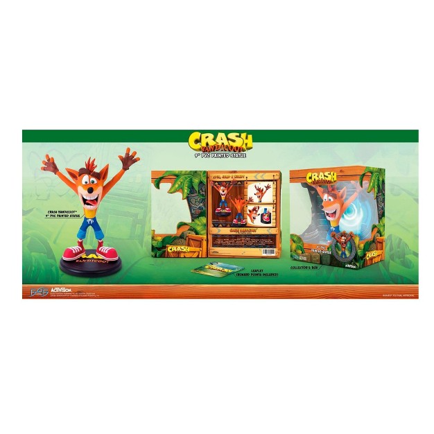 First 4 Figures Crash Bandicoot 9 Inch Pvc Statue