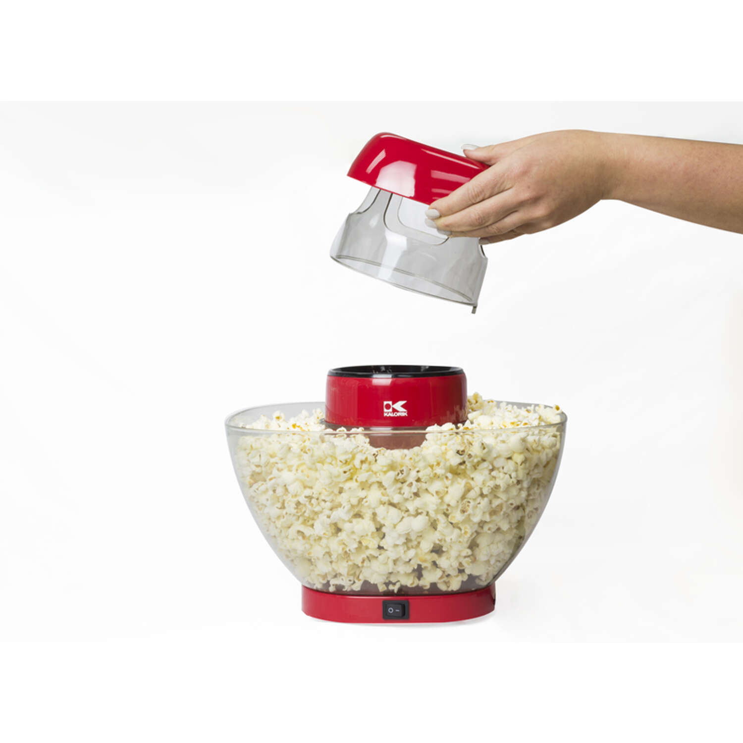 Kalorik Volcano Red 2.8 oz Air Popcorn Maker