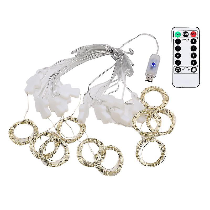 300led Curtain Lights， 3x3m String Lights， Usb Flashing Lights， Used For Wedding Banquet Christmas Family Garden Bedroom Decoration