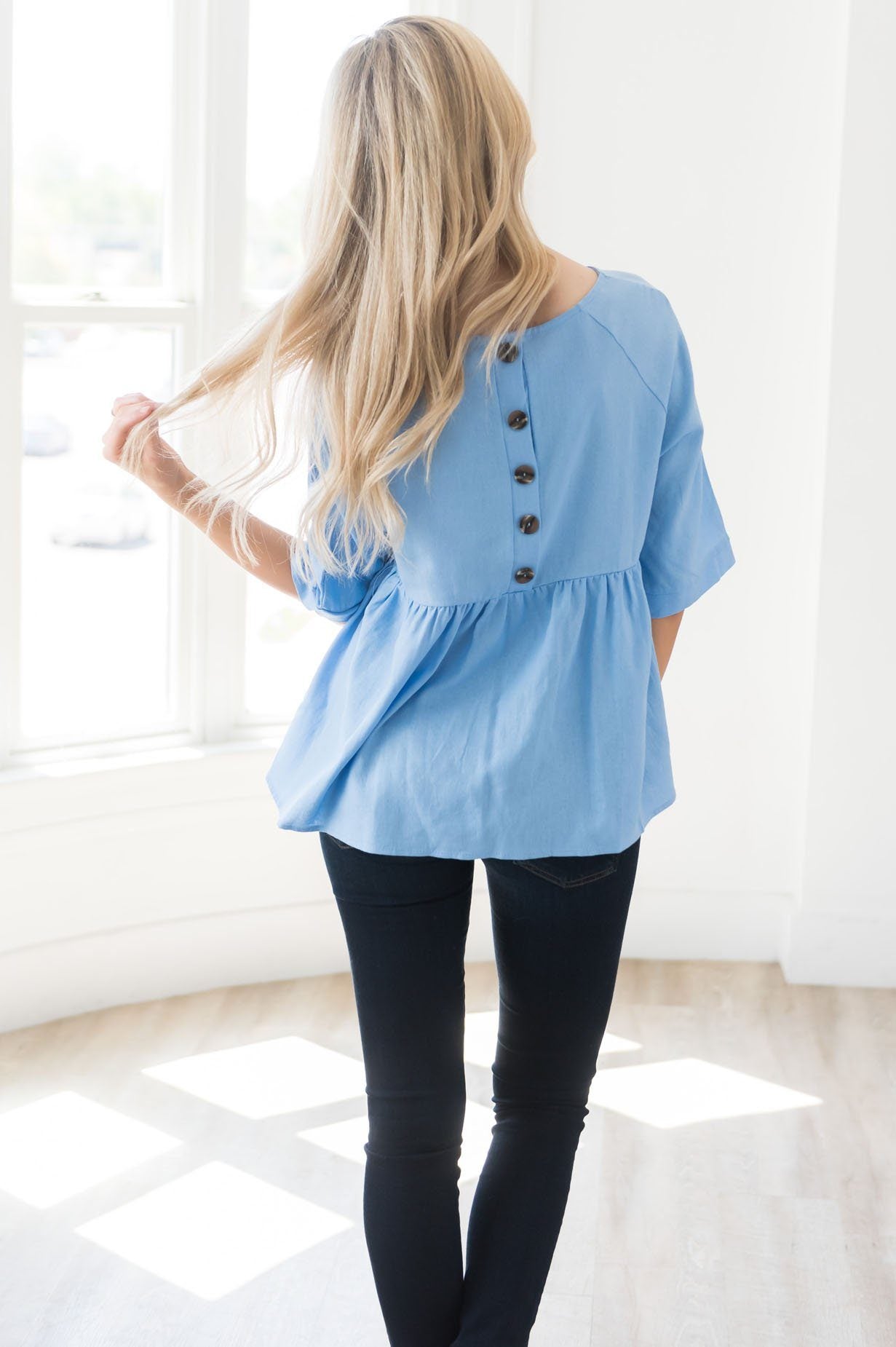 Amazing Views Modest Blouse