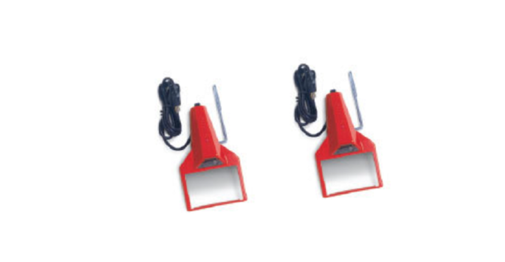 Lighted Eyedshields with On/Off Switch ; Red