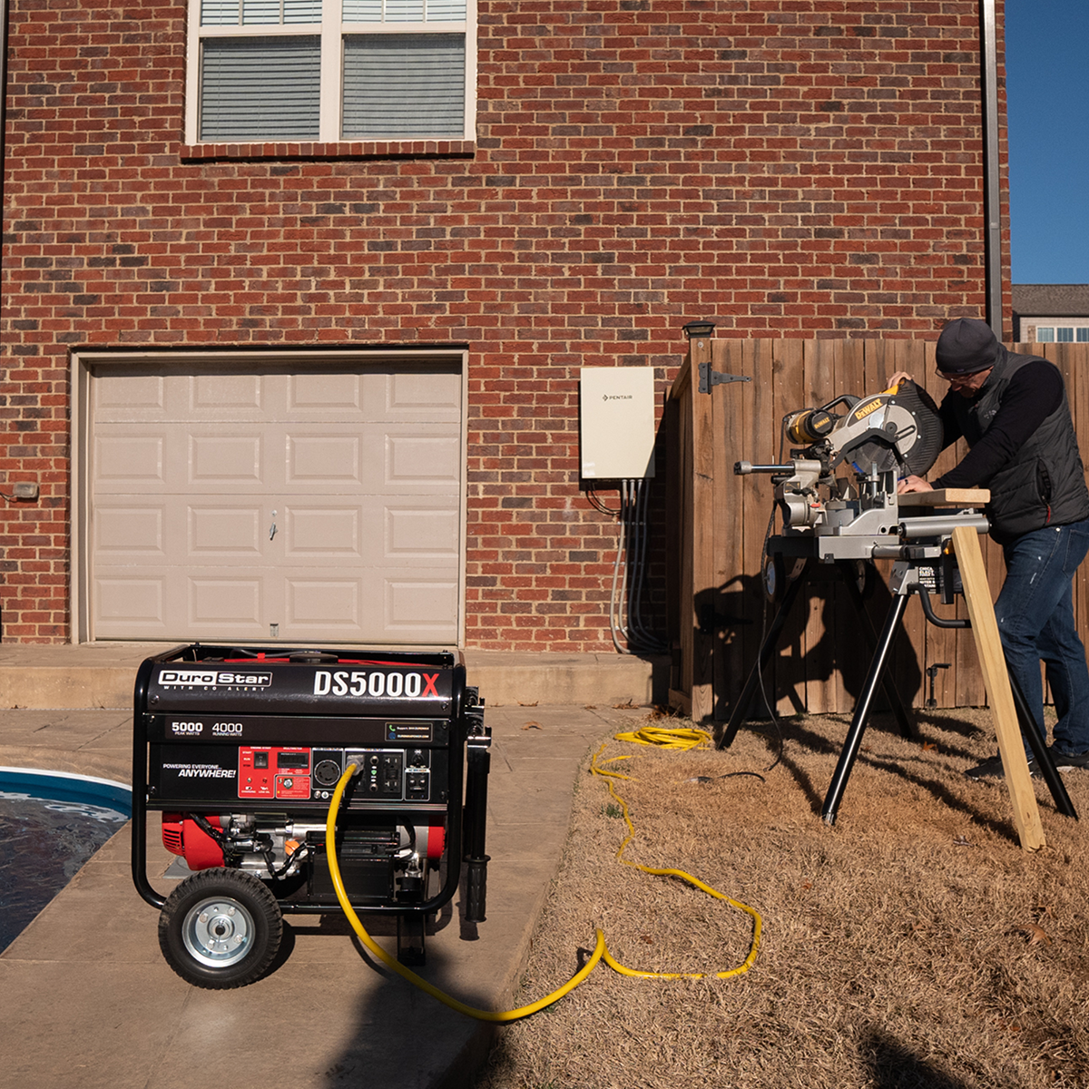 5,000 Watt Gasoline Portable Generator w/ CO Alert