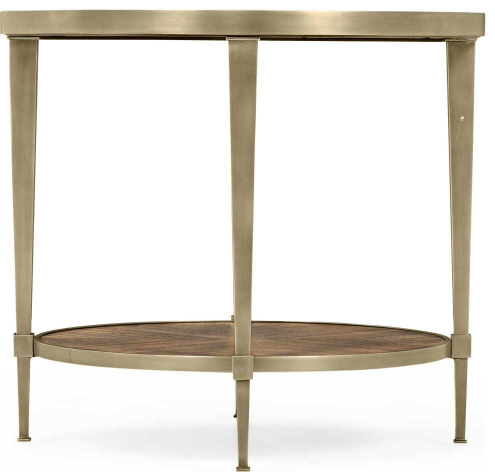 Hamilton Circular Lamp Table   Transitional   Side Tables And End Tables   by HedgeApple  Houzz