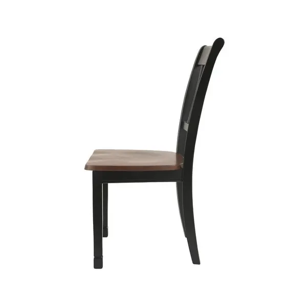 Signature Design by Ashley Owingsville Brown and Black Dining Chairs (Set of 2)