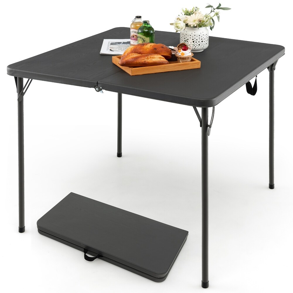 Costway Folding Camping Table Portable HDPE Outdoor Picnic Dining   See Details