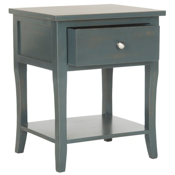 SAFAVIEH Coby Dark Teal End Table - 18.1