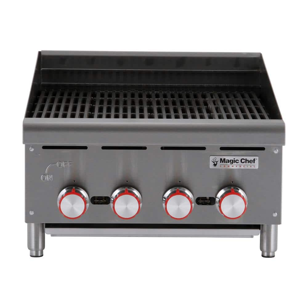 Magic Chef 24 in. Commercial Countertop Radiant Char Broiler MCCCB24A