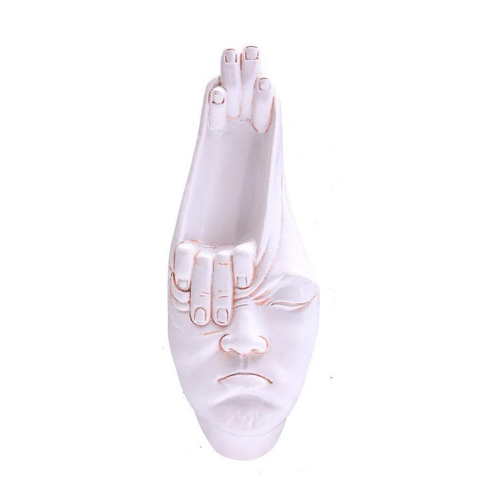 Face Finger Garden Courtyard Figurine Sculpture Statue For Home Desktop Decoration Handicraft Bookshelf Ornaments