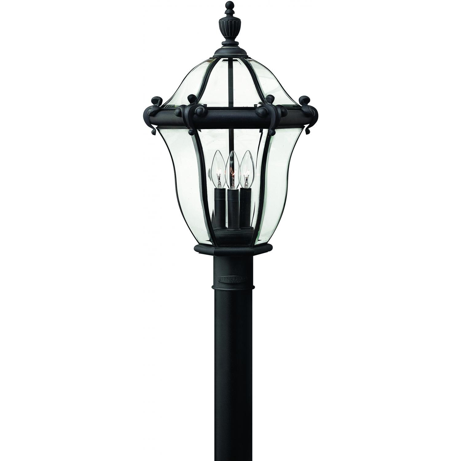 Hinkley Lighting San Clemente Three Light 23-Inch Outdoor Post Light