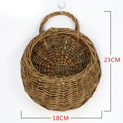 Hot Selling Wholesale Wall Hanging Flower Basket Decoration Hanging Baskets Flowers Outdoor Coconut Palm Hanging Basket