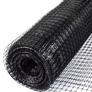 YARDGARD 7 ft. x 100 ft. Black Plastic Deer Block Netting 889553A