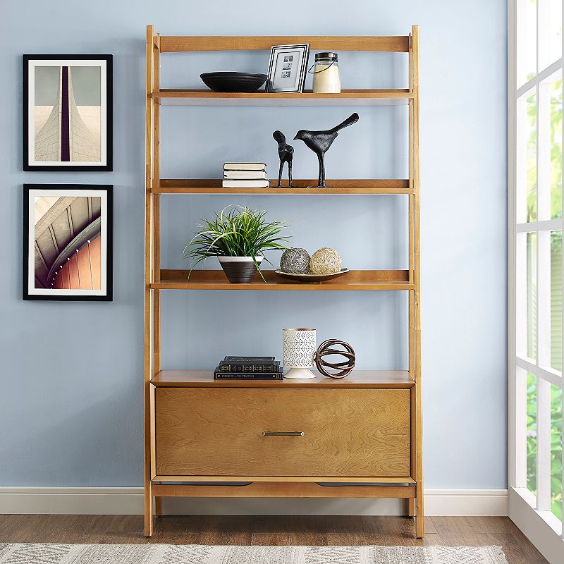 Crosley Furniture Landon Small Ladder Bookshelf