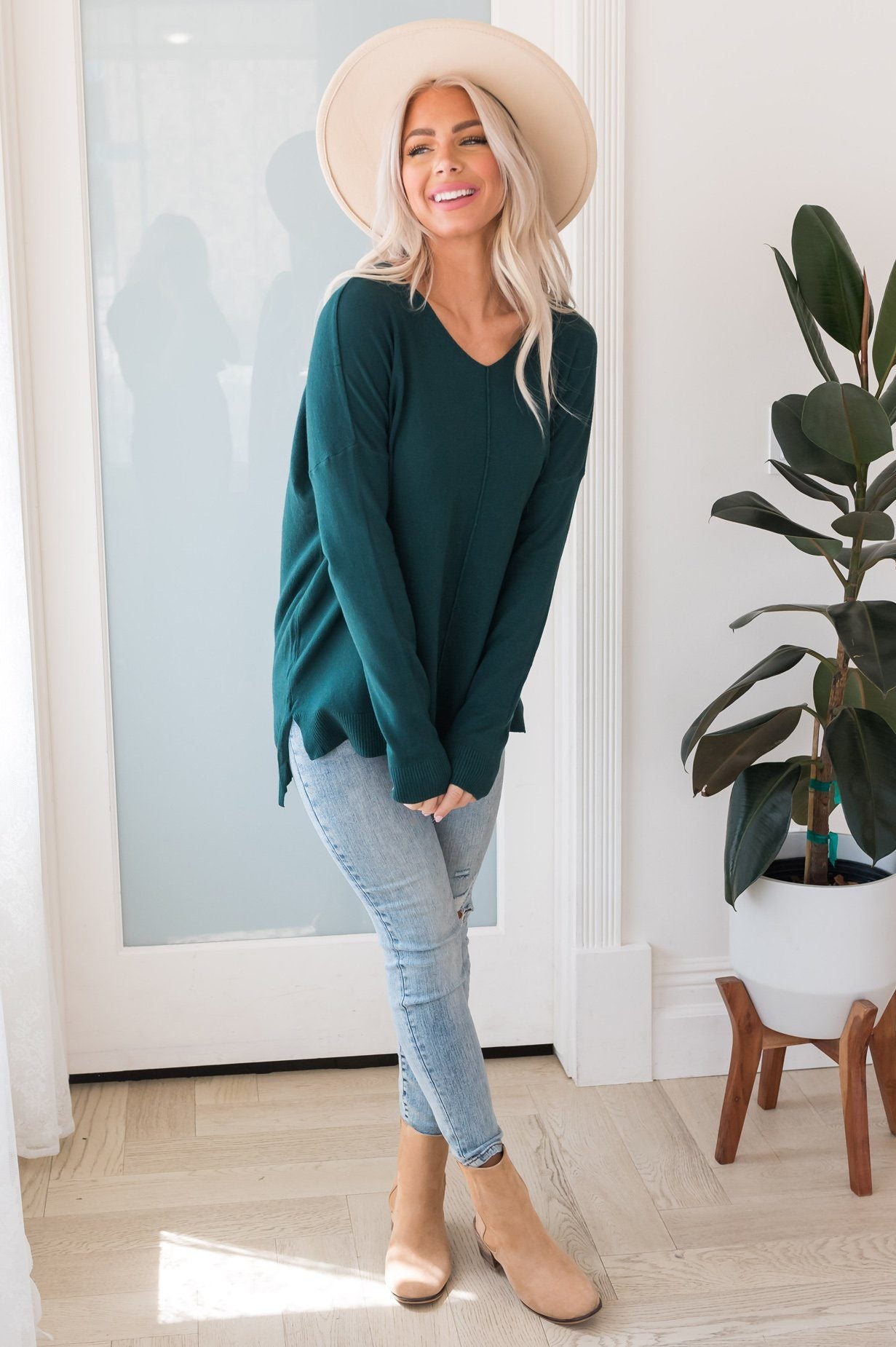 Harvest Season Modest Sweater