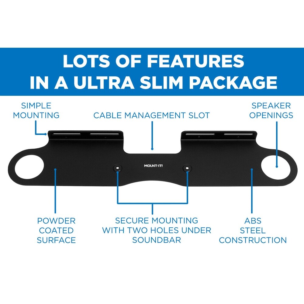 Mount It! Sound Bar Wall Mounting Shelf for Sonos Beam