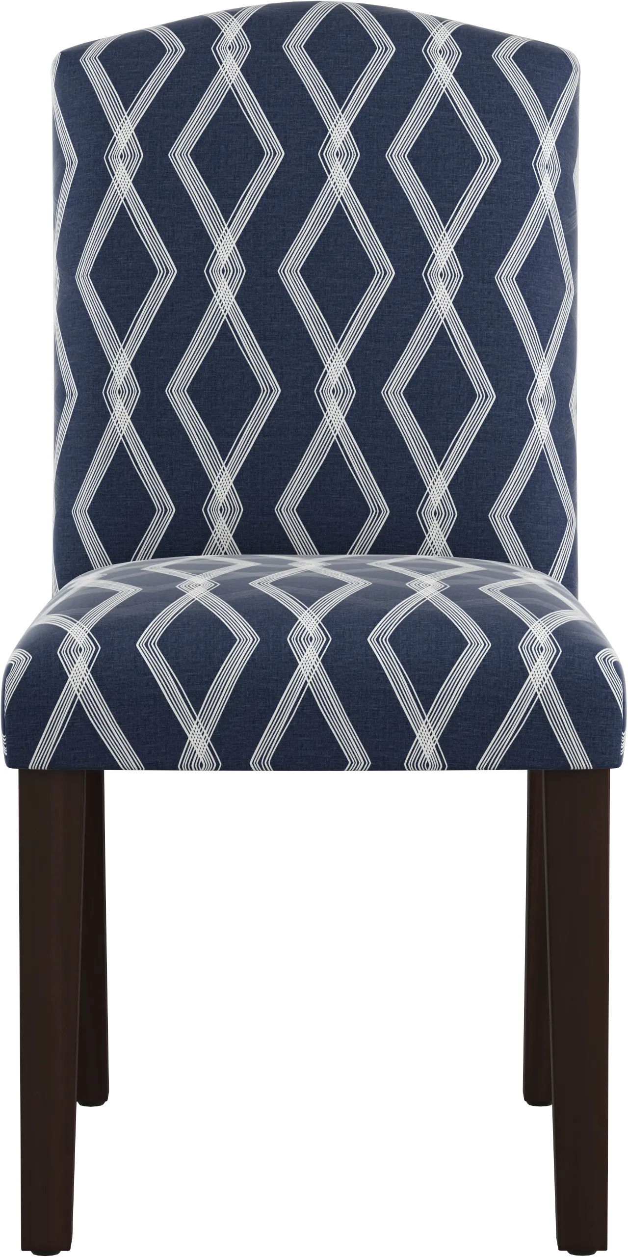 Nora Crossweave Blue Dining Chair - Skyline Furniture