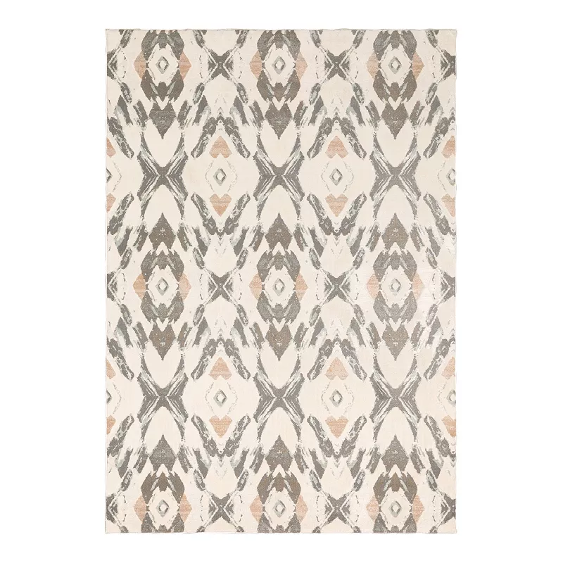 StyleHaven Camelia Distressed Geometric Area Rug