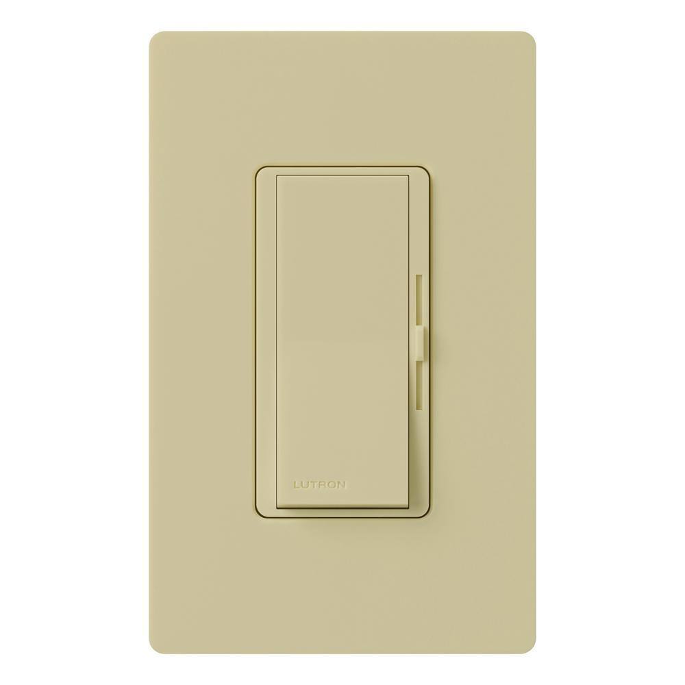 Lutron Diva Dimmer Switch for Magnetic Low Voltage 450-WattSingle-Pole Ivory (DVLV-600P-IV) DVLV-600P-IV