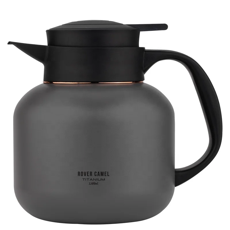 Outdoor Pour Over Coffee Kettle Stainless Steel Coffee Pots Drip Tea Maker Titanium Spout Coffee Teapot