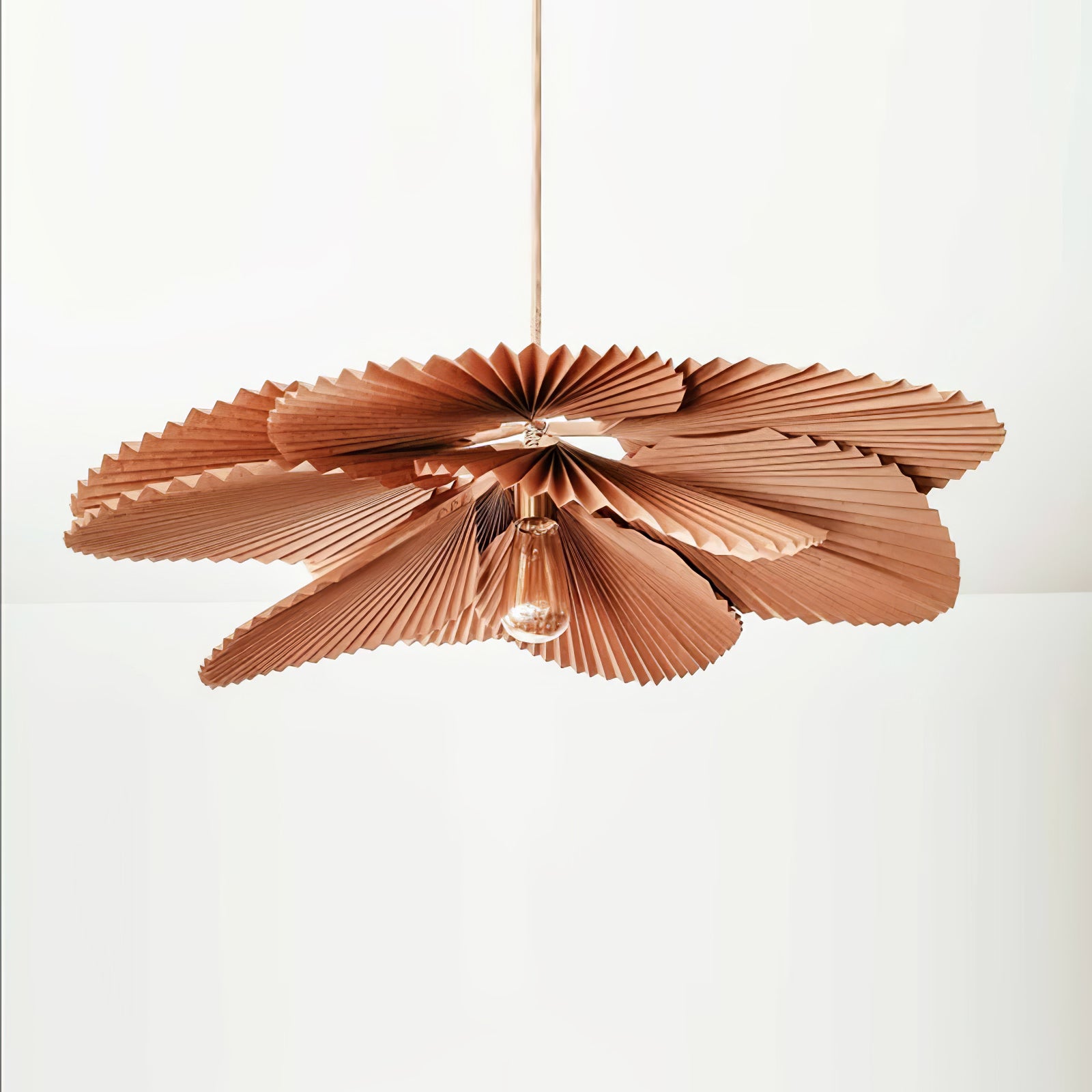 Folded Leaf Lotus Pendant Lamp