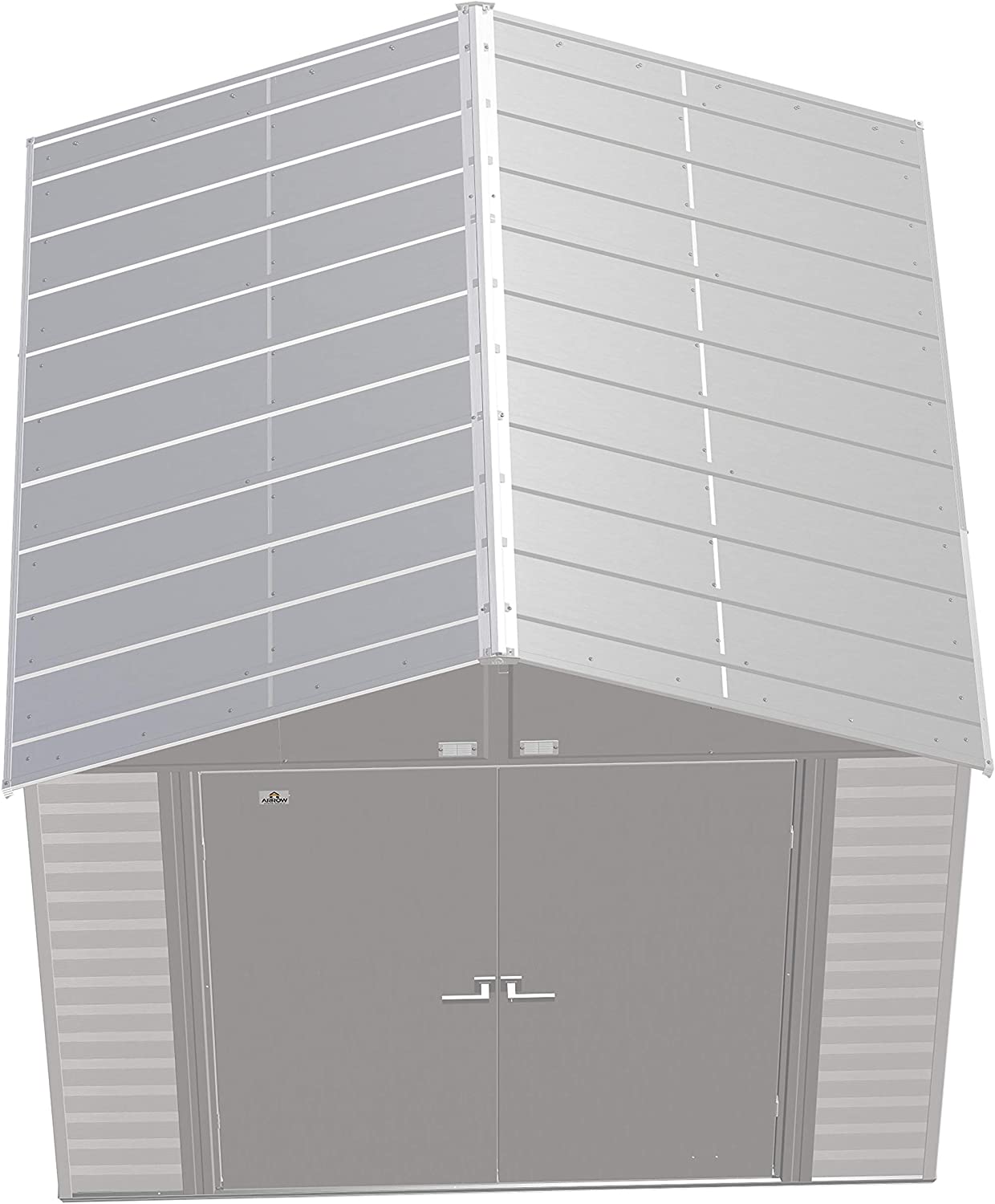 Arrow SCG88FG 8 x 8 ft. Arrow Select Steel Storage Shed&#44; Flute Grey