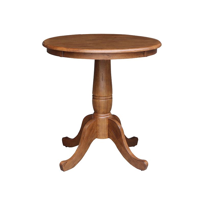 30 Round Top Pedestal Dining Table