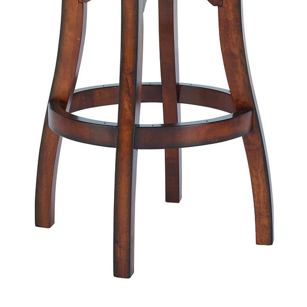 Raleigh Armless Swivel Bar and Counter Height Stool