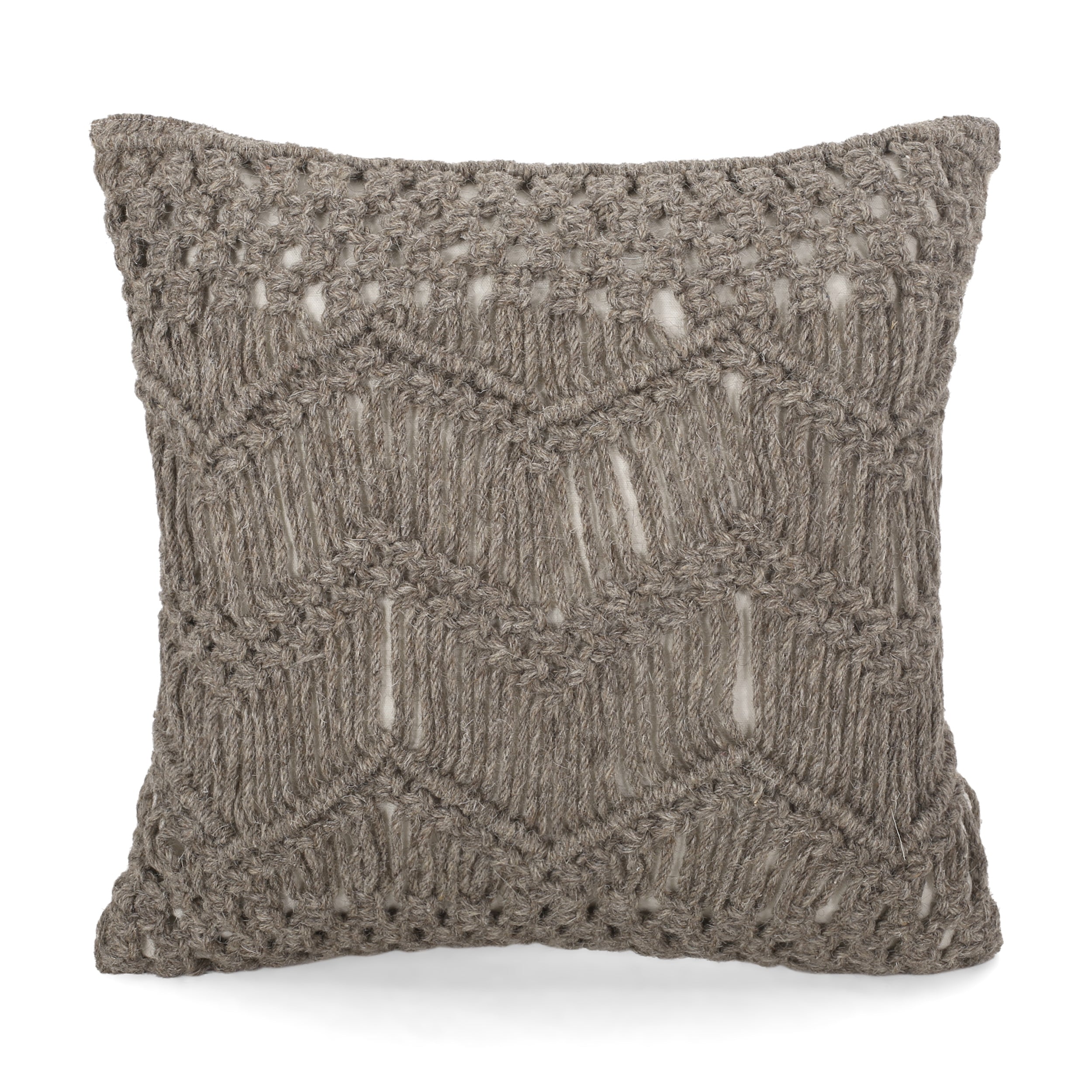 Isaiah Macrame Boho Pillow Cover