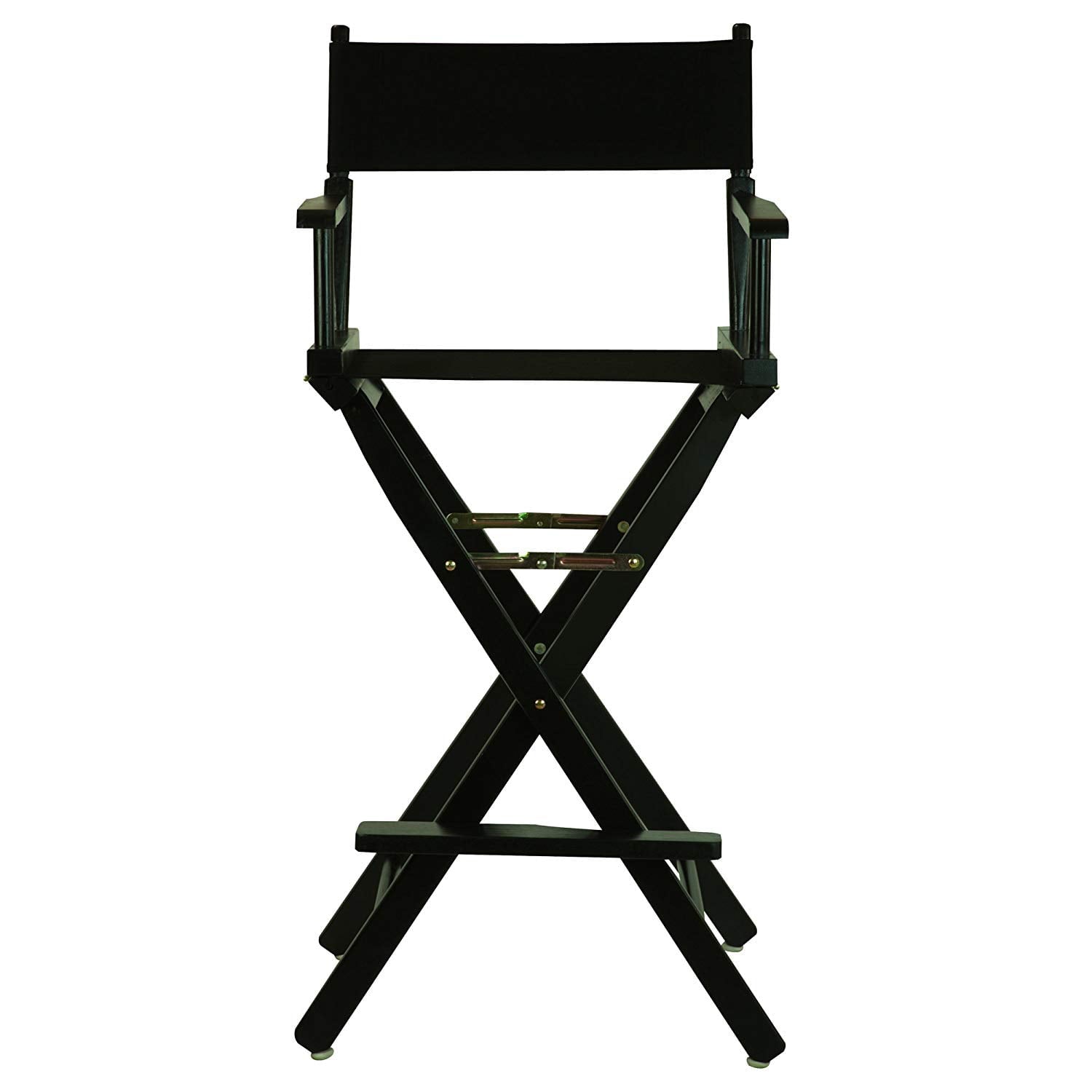 30" Director's Chair Black Frame-Black Canvas