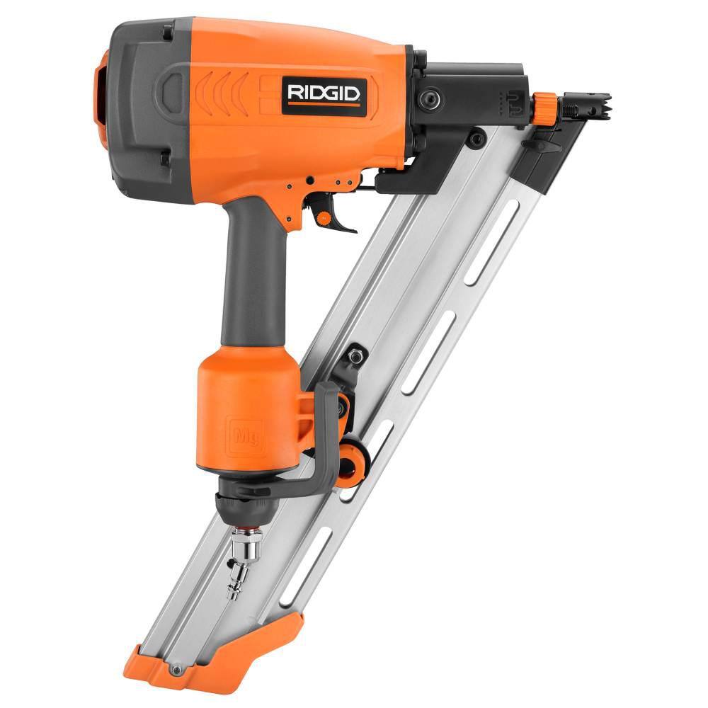 RIDGID Pneumatic 30 to 34-Degree 3-12 in. Clipped Head Framing Nailer R350CHD