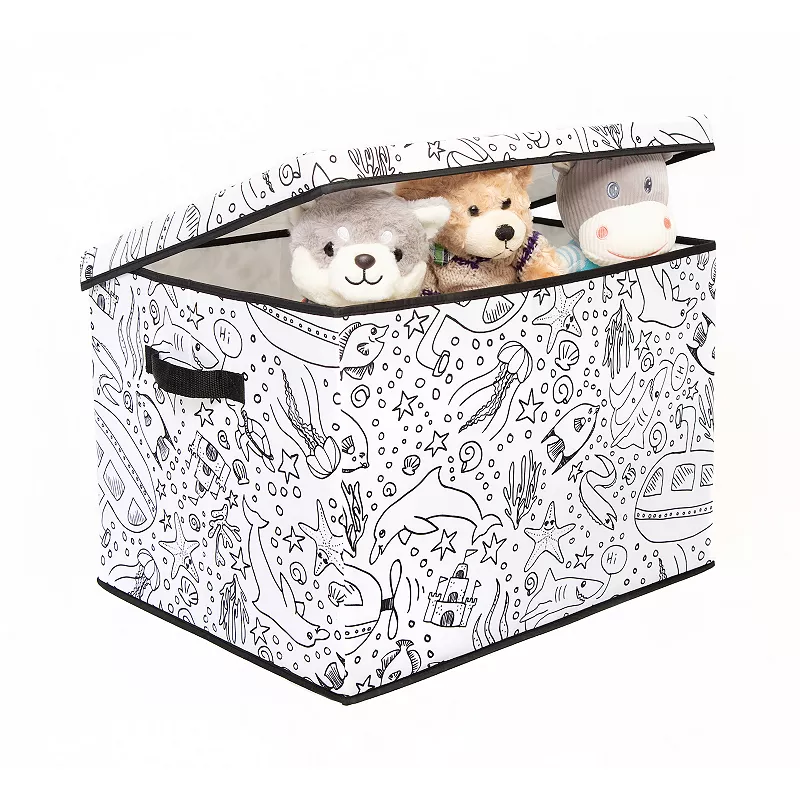 Saddle River Under the Sea Large Storage Trunk 4-pk.