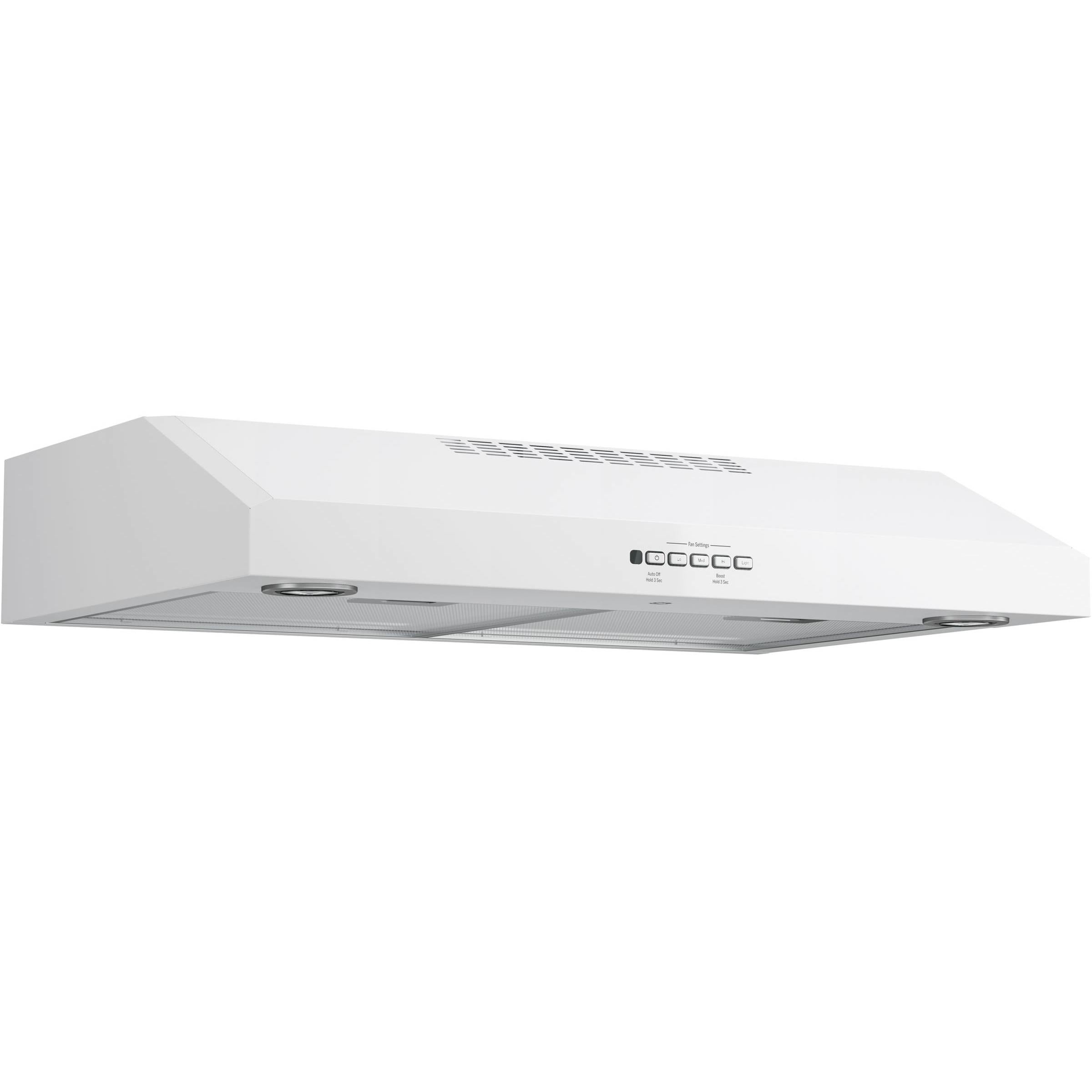 GE 30-Inch Under Cabinet Range Hood with 4 Speeds JVX5300DJWWC