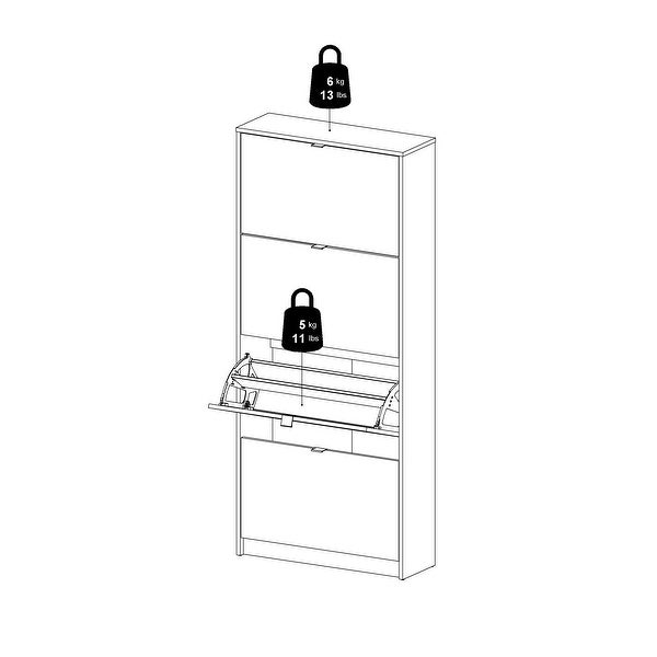 Porch and Den Cambria 4-drawer Shoe Cabinet - - 28639722