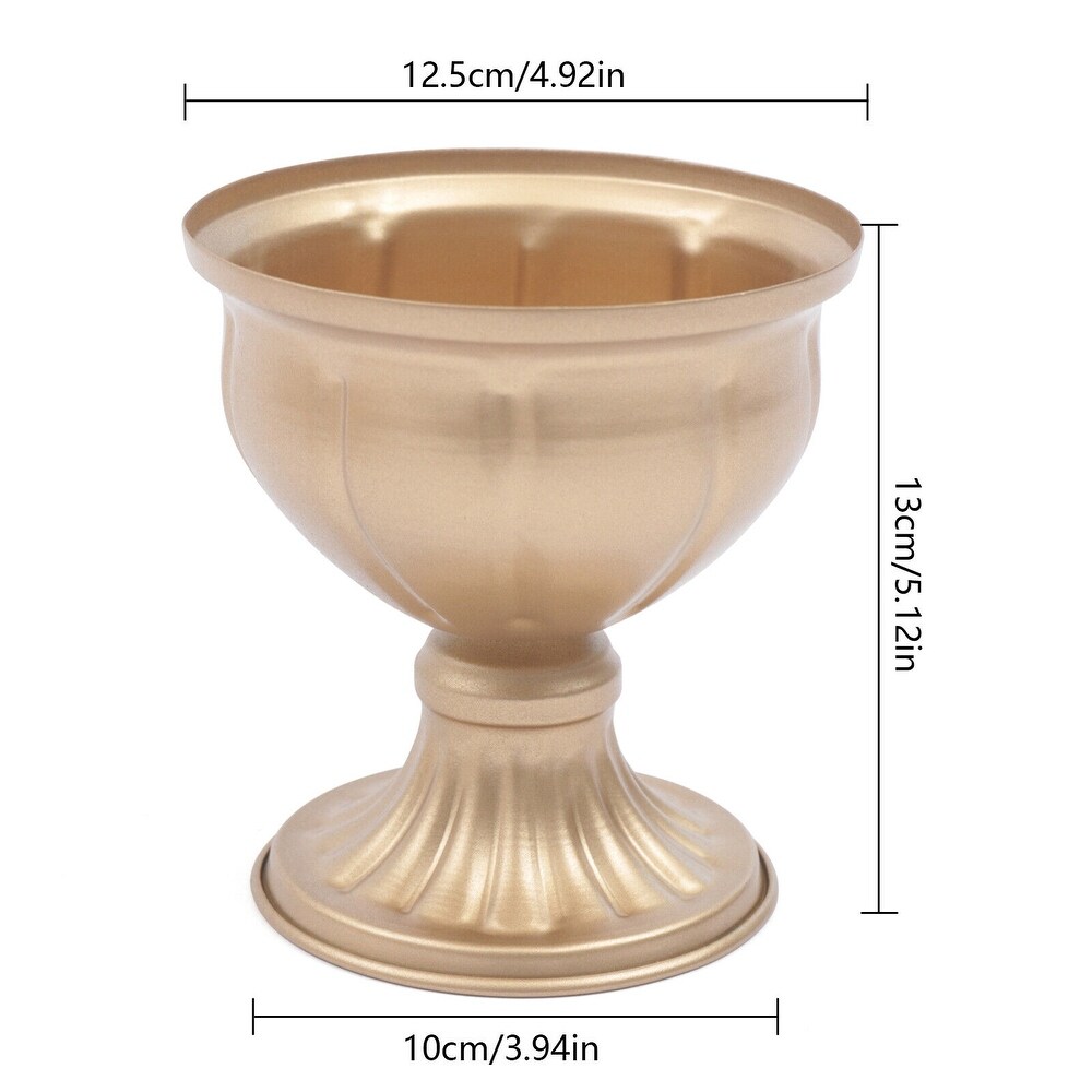 10 Pcs Gold Wedding Tabletop Vases Table Centerpiece Decoration