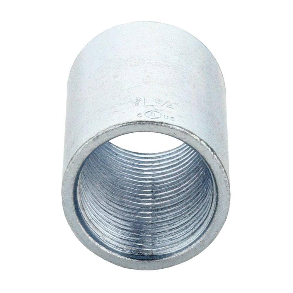 Commercial Electric 34 in. Rigid Metal Conduit (RMC) Threaded Coupling FRPTS-75-1