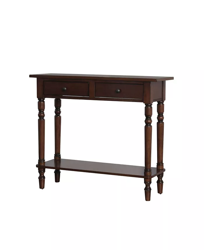 Furniture of America Humphry Two-Drawer Wooden Desk