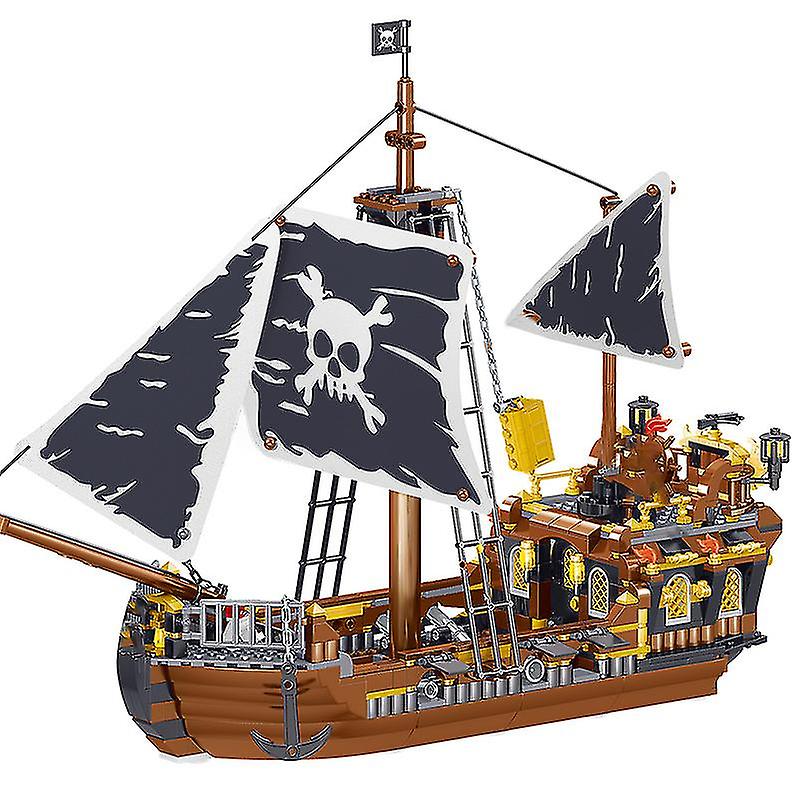 Kids Toys Ship Pirate Model Moc Bricks The Eternity Pirates Ships Building Blocks Ideas Series Boat Bricks Boys Birthday Gifts