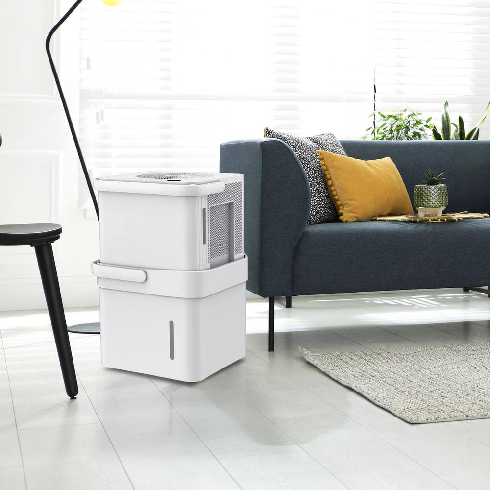 Danby 50 pt. 3000 sq. ft. Smart Dehumidifier in. White DDR050BCWDB-ME-6