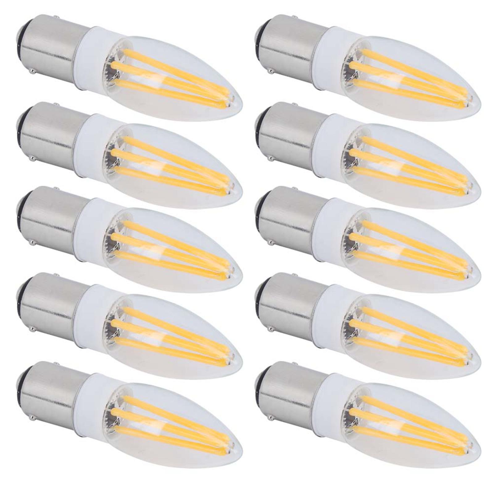 10pcs B15 Led Bulbs Ac110v 3w Light Bulb For Chandelier Ceiling Wall Lamp Warm White