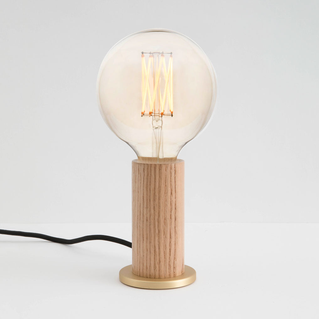 Knuckle Table Lamp Oak