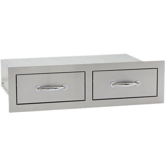 Summerset 30-Inch Stainless Steel Flush Mount Horizontal Double Access Drawer