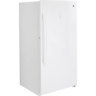 GE Garage Ready 17.3 cu. ft. Frost Free Defrost Upright Freezer in White FUF17DLRWW